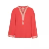 Kaftan Top Coral