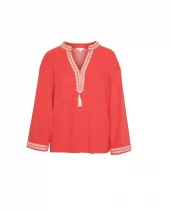 Kaftan Top Coral