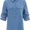 Libby Shirt - Washed Blue