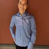 Manon Shirt Tux - Blue
