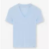 Ghana V-Neck Tee - Sea Breeze