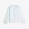 Linen Blouse - Keepsake Blue