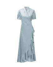 Iris Dress - Hammered Sky