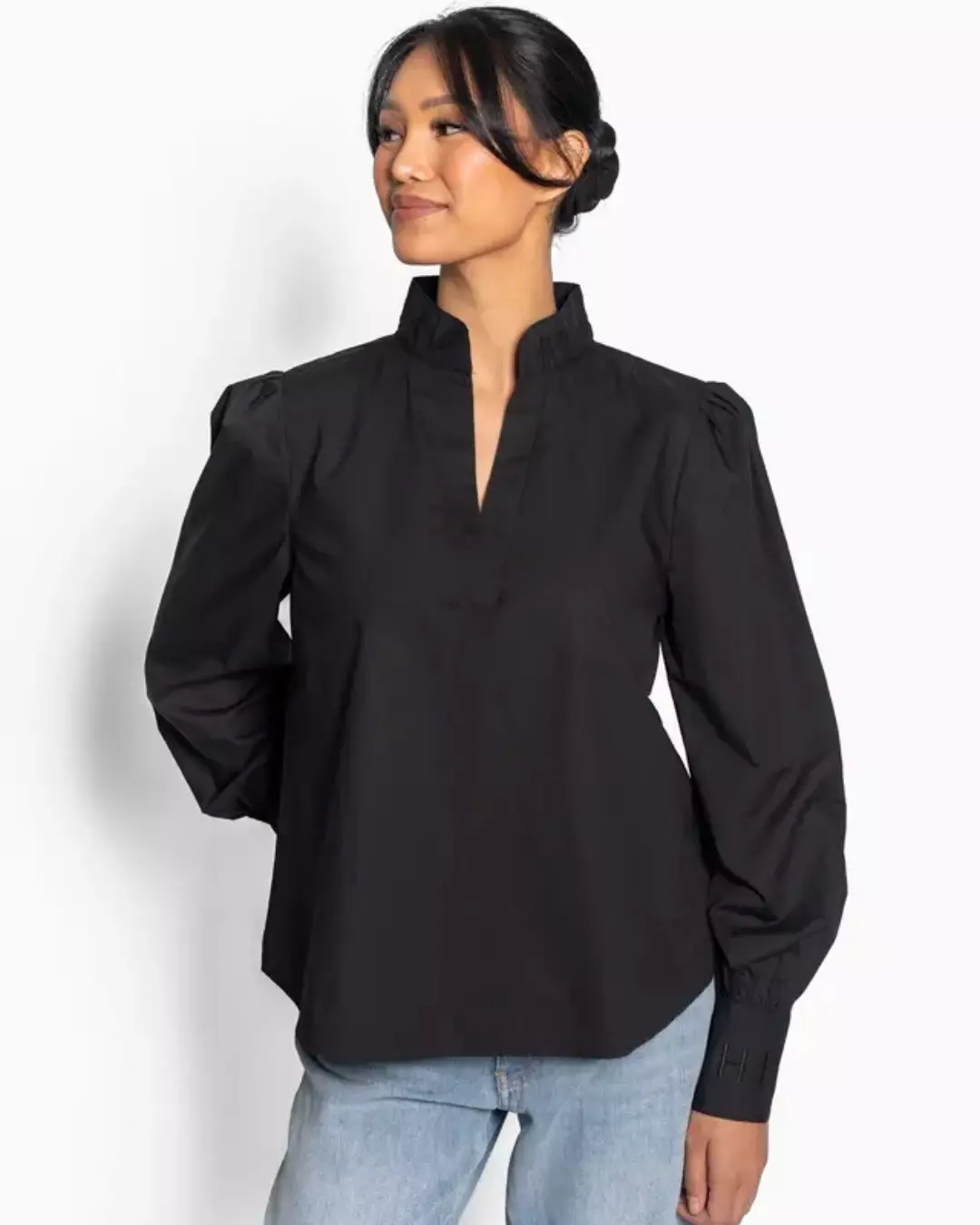 Mie Blouse - Jet Black