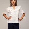 Adira Blouse - Powder White