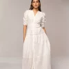 Fabienne Dress - Powder White