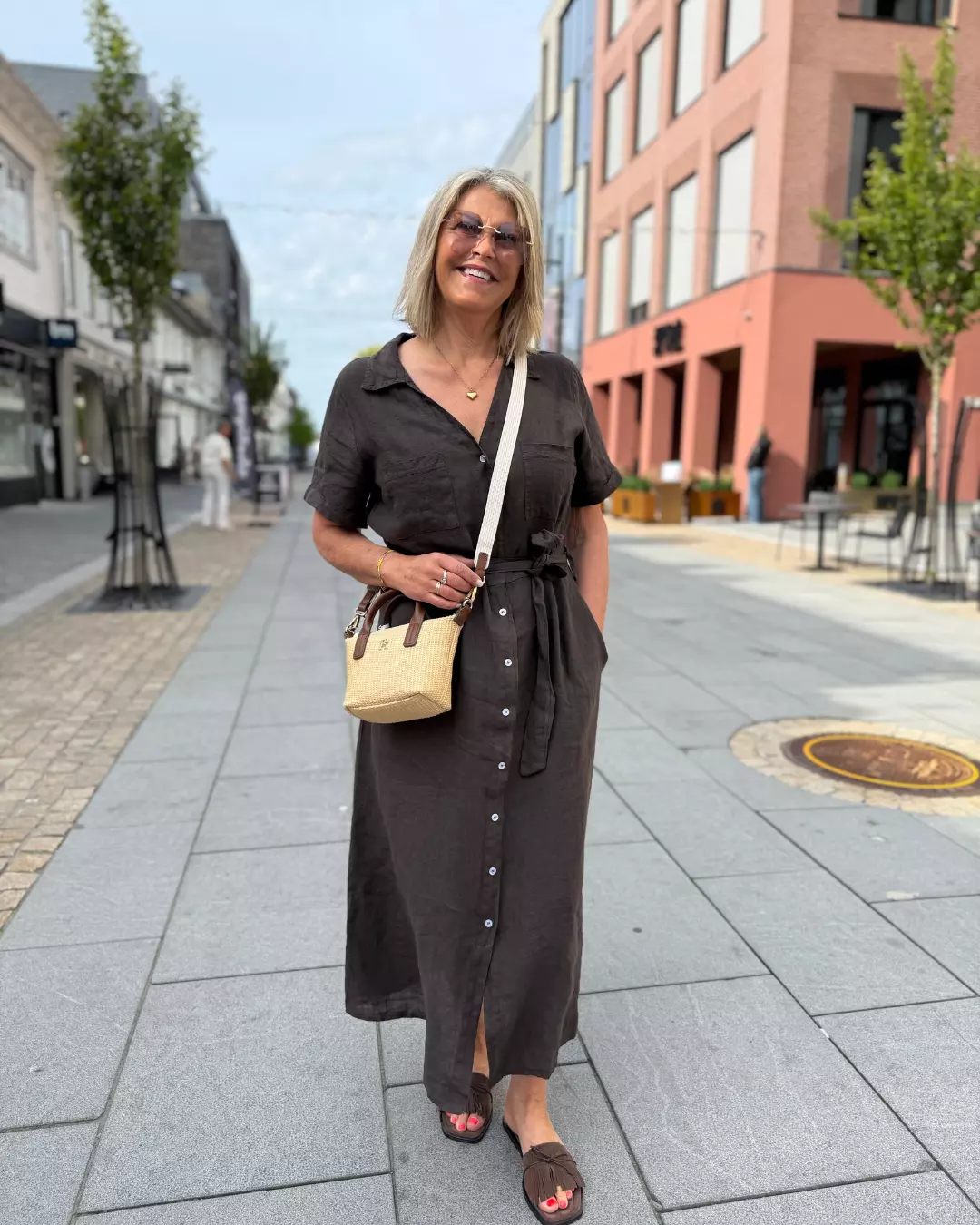 Blixen Dress - Kakao