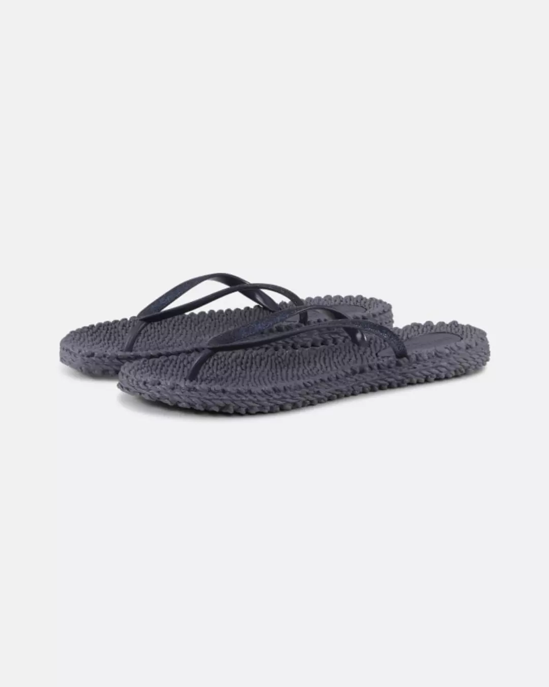 Flip flops w/glitter - Blue