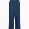 IVY-Malika Pants - Mid Blue Denim
