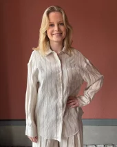 Striped Shirt - Ecru