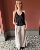 Striped Pants - Ecru