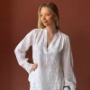 Linen Blouse - Optic White