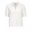 Laura s/s sweater - Soft White