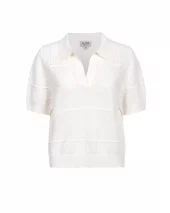 Laura s/s sweater - Soft White