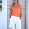 Sandy T-shirt - Fresh Orange