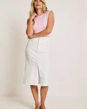 July skirt long - White