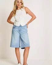 Nola Jorts - Light denim