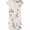 Madonna midi dress - Dust print