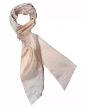 Jonita printed silk Scarf - Sand