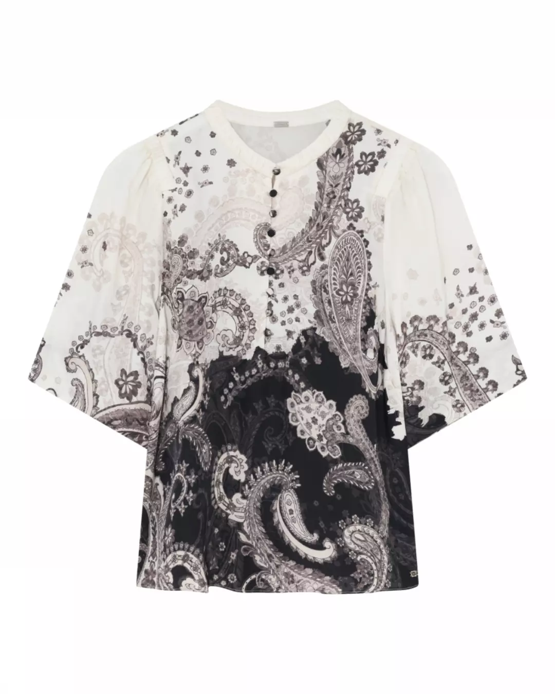 Neomi shirt - Offwhite/Black