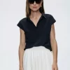 Kitty Top Technical Jersey - Black