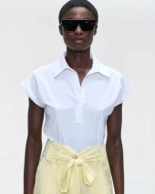 Kitty Top Technical Jersey - White