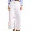 Palazzo Cropped - Fresh White