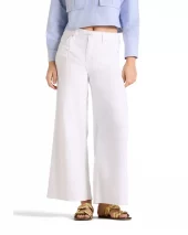 Palazzo Cropped - Fresh White