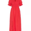 Eva Dress - Coral