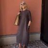 Long Dress - Black Coffee