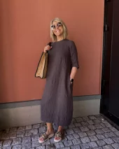 Long Dress - Black Coffee