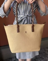 Popette Tote Raffia - Nature