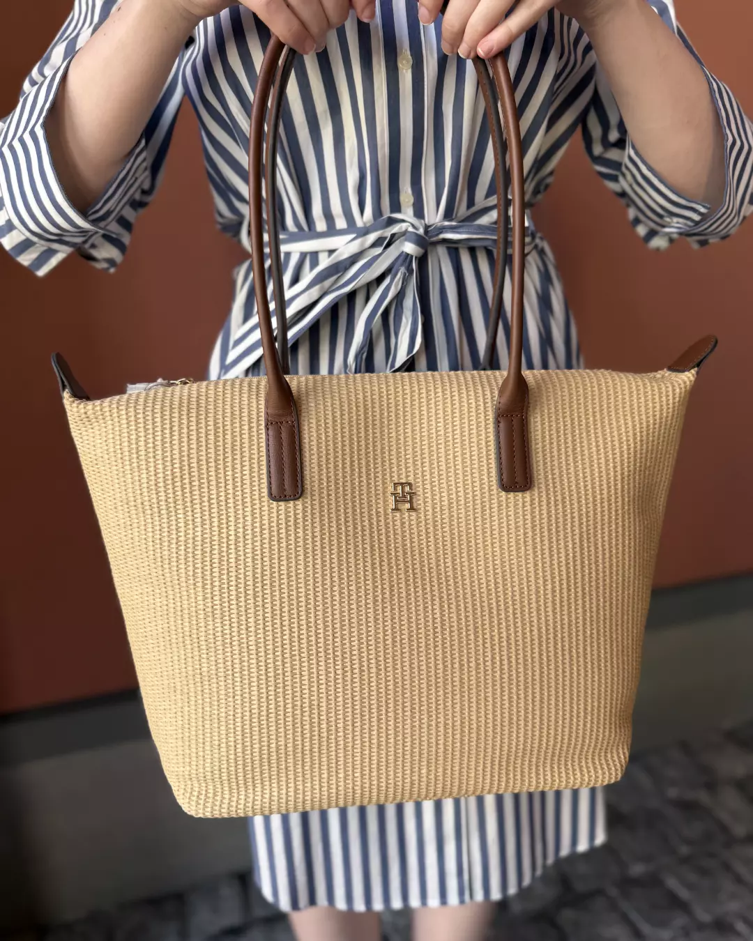 Popette Tote Raffia - Nature