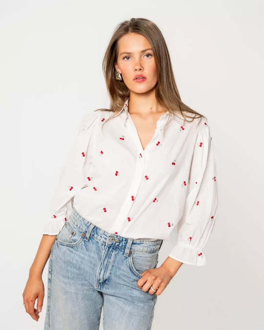 Amy shirt - Cherry