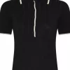Valenzia Knit Polo - Black