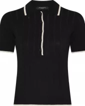 Valenzia Knit Polo - Black