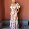 Amelie Midi Dress - Golden Hour