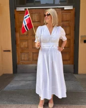 Maria Dress - Sugar White
