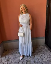 Susie Dress - Delicate blue
