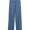 IVY-Queen Chambray Pant - Denim Blue