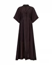 Molly Dress Maxi - Mulch