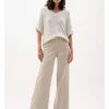Jeans w/studs - Beige