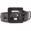 Square Buckle Belt - Chocolate