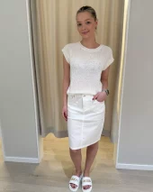 Karla Skirt - White