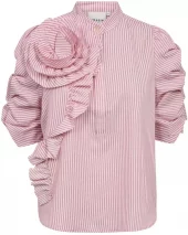 ZabinaGO Ea Blouse - Pink stripes