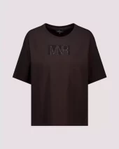 T-shirt w/rhinestones - Coffee