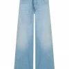Palazzo Cropped - Blue Mirage