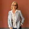Bani Short Blazer - Light Blue