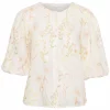Amalie Blouse - Pink Yellow Flower