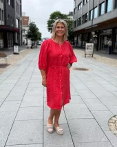 Elise Dress - Coral